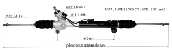 pièces automobiles détachées crémaillère de direction assistée 96626519 96626518 04817547 96626520 48R6262706 CHEVROLET
