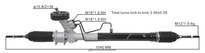 pièces automobiles oscaro crémaillère de direction assistée 96425091 96535298 96535300 96806653 95918422 96468863 96425092 96425093 96535296 48R6262683 CHEVROLET