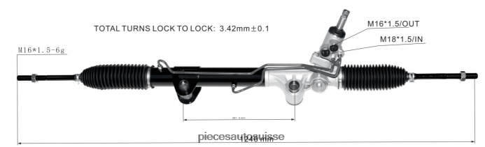 pièces automobiles autour de moi crémaillère de direction assistée 52109984ah 97390 1020219 52109970aa 22-389 48R6262792 DODGE/CHRYSLER