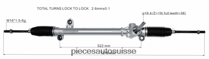 pièces automobiles en ligne crémaillère de direction assistée jx6c-3a500-ad 48R6262664 FORD