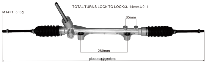 pièces moto Suisse crémaillère de direction assistée j7bc-3a500-jb 3l547-b562aa 1908702 48R6262678 FORD
