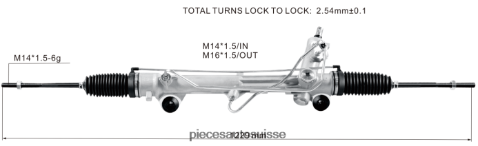 pieces auto Suisse crémaillère de direction assistée 2r3z-3504-barm 48R6262677 FORD