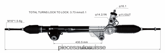 pieces auto Suisse crémaillère de direction assistée bl1z3504-a 48R6262667 FORD