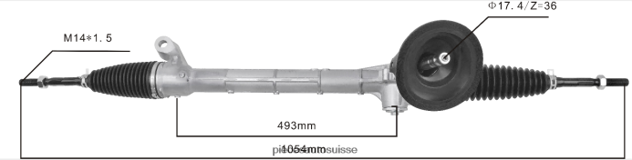 accessoires moto Suisse crémaillère de direction assistée 51336-s04-001 53400-t9a-003 48R6262540 HONDA