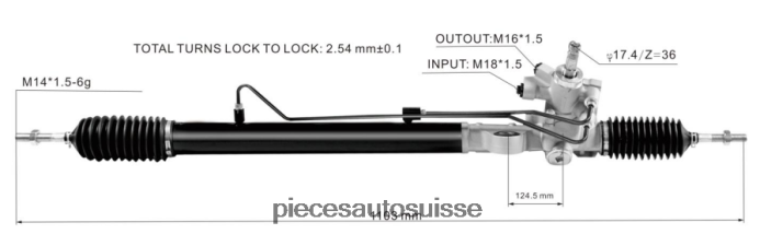 pièces automobiles autour de moi crémaillère de direction assistée 53601-ta0-003 48R6262532 HONDA