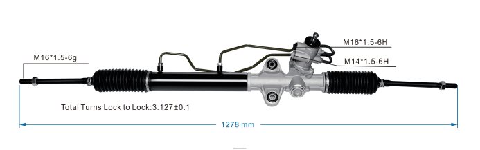 pièces automobiles en ligne crémaillère de direction assistée 577004f000 7134486001 48R6262764 HYUNDAI/KIA