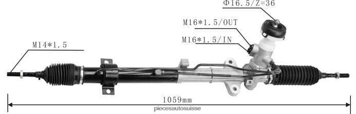 pièces automobiles oscaro crémaillère de direction assistée 57700-1z000 57700-1m500 48R6262733 HYUNDAI/KIA