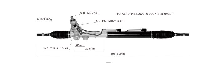 pièces automobiles pas chères crémaillère de direction assistée 57700-5k100 57700-3k230 57700-3k220 48R6262771 HYUNDAI/KIA