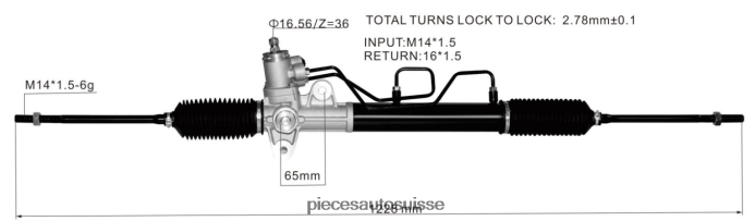 pièces automobiles à proximité crémaillère de direction assistée 57700-22601 57700-2f100 577002f650 577002f101 57710-2f000 48R6262735 HYUNDAI/KIA
