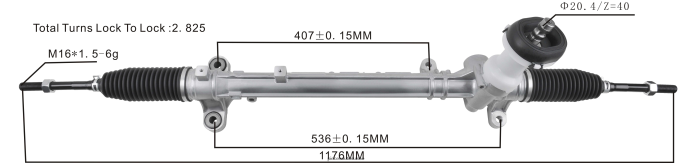 pièces moto Suisse crémaillère de direction assistée 56500-c5001 56500c5000 48R6262728 HYUNDAI/KIA