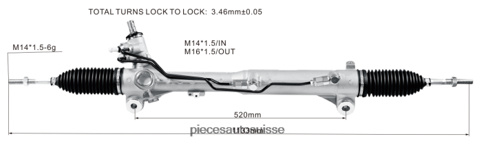 pièces automobiles autour de moi crémaillère de direction assistée ua3n-32-110 48R6262642 MAZDA