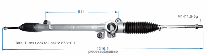 pièces moto Suisse crémaillère de direction assistée k011-32-110m 48R6262648 MAZDA