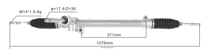 pieces auto Suisse crémaillère de direction assistée da6a-32-110a 48R6262637 MAZDA