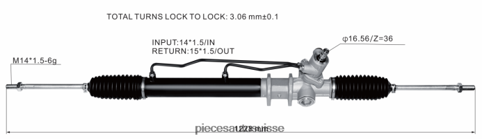 pièces automobiles détachées crémaillère de direction assistée mb351994 57705-43011 57700-43000 57705-43011 57705-43010 48R6262546 MITSUBISHI
