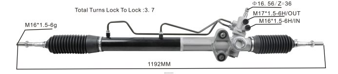 pièces automobiles en ligne crémaillère de direction assistée mr374892 mr554233 48R6262544 MITSUBISHI