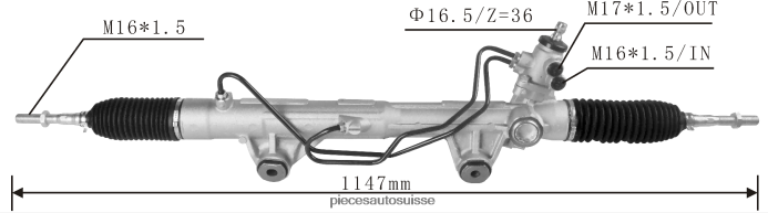 pièces automobiles oscaro crémaillère de direction assistée 4410a603 55270329 7169386010 48R6262543 MITSUBISHI