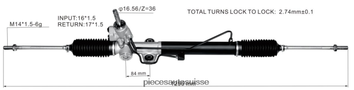 pièces moto Suisse crémaillère de direction assistée mr961357 4410a323 48R6262548 MITSUBISHI