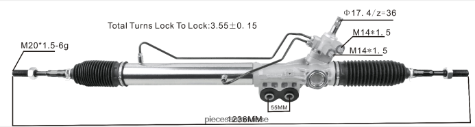 pièces automobiles en ligne crémaillère de direction assistée 49001-5zp0a 48R6262574 NISSAN