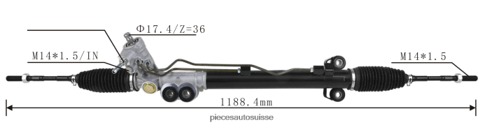 pièces automobiles oscaro crémaillère de direction assistée 49001-cg101 48R6262573 NISSAN