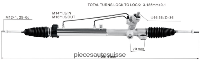 accessoires moto Suisse crémaillère de direction assistée rm500 44200-bz021 48R6262650 PROTON/PERODUA