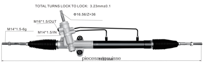 pièces automobiles oscaro crémaillère de direction assistée pw920775 48R6262653 PROTON/PERODUA