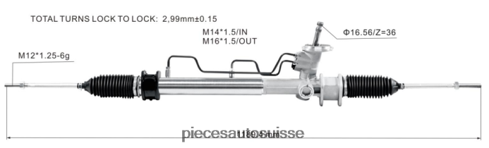 pièces automobiles pas chères crémaillère de direction assistée pw891905 pw825852 48R6262651 PROTON/PERODUA