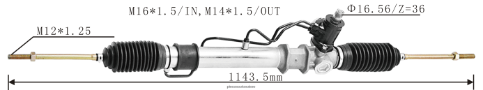 pieces automobile Suisse crémaillère de direction assistée mb489405 48R6262649 PROTON/PERODUA