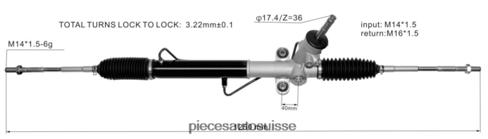 pièces automobiles à proximité crémaillère de direction assistée 34110sc011 48R6262815 SUBARU