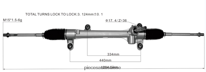 pièces automobiles autour de moi crémaillère de direction assistée 45510-28131 48R6262512 TOYOTA