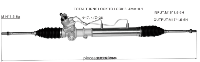 pièces automobiles détachées crémaillère de direction assistée 44200-28210 48R6262506 TOYOTA