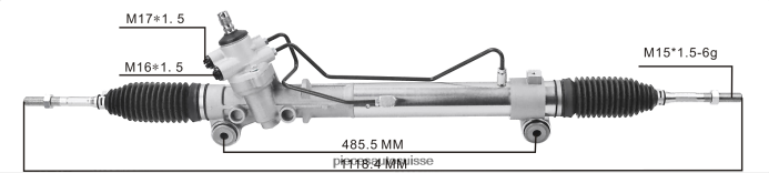 pièces automobiles détachées crémaillère de direction assistée 44200-58010 44200-58011 44200-58012 48R6262496 TOYOTA