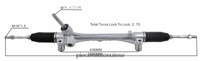 pièces automobiles oscaro crémaillère de direction assistée 45510-02420 45510-02840 48R6262443 TOYOTA