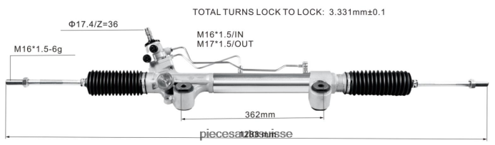 pièces automobiles pas chères crémaillère de direction assistée 44250-0k710 44250-0k660 44250-0k820 48R6262471 TOYOTA