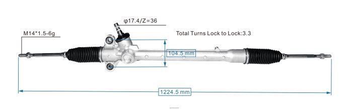pièces automobiles pas chères crémaillère de direction assistée 45510-bz360 48R6262501 TOYOTA