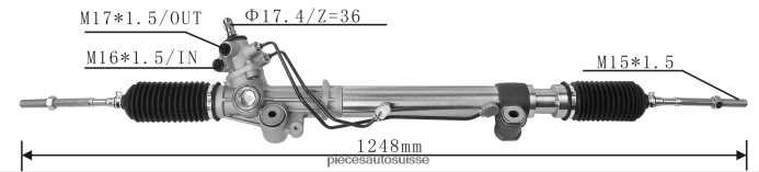 pièces moto Suisse crémaillère de direction assistée 44200-35050 48R6262488 TOYOTA