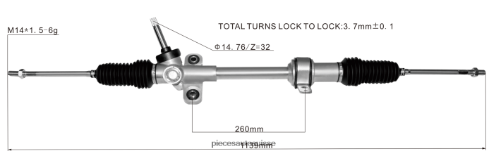 pièces moto Suisse crémaillère de direction assistée 45510-b4010 48R6262498 TOYOTA
