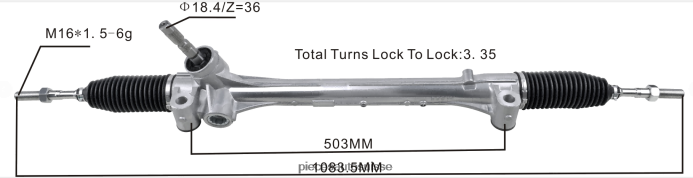 pieces auto Suisse crémaillère de direction assistée 45510-58080 48R6262457 TOYOTA