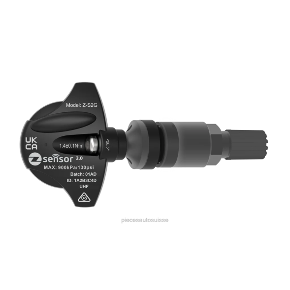026F1793 Mahindra Rise Capteur TPMS de remplacement OE - OE P/N 1805ba0131na fréquence 433 MHz pièces automobiles à proximité tige de valve en métal - gris foncé